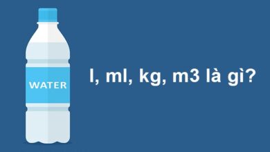 1 lít bằng bao nhiêu ml? cách quy đổi 1 lít nước sang ml, kg, m3