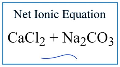 Phản ứng giữa Canxi Clorua và Natri Carbonat | CaCl2 + Na2CO3