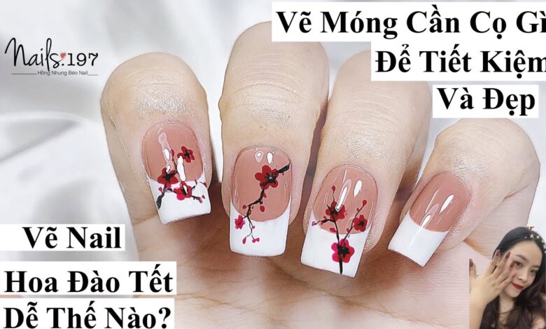 9 mẫu thiết kế móng tay hoa anh đào đẹp nhất - IFCAnet.com