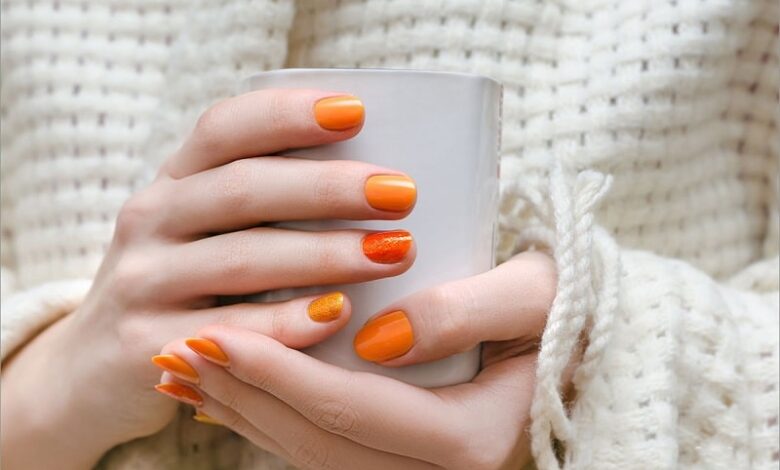 Tổng hợp 15+ mẫu nail màu cam cháy trẻ trung năng động