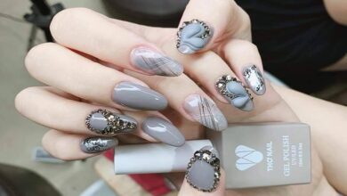 Top 10 mẫu nail màu xám siêu đẹp cho mọi lứa tuổi