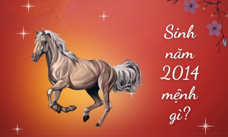 Sinh năm 2014 là mệnh gì? Tuổi Giáp Ngọ Hợp tuổi nào & Màu gì?