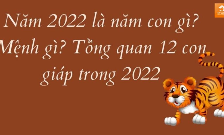 Năm 2022 là năm con gì? Tuổi Nhâm Dần hợp Tuổi nào & Màu gì?