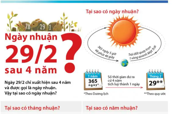 Năm nhuận có bao nhiêu ngày, năm không ... - Cẩm nang Hải Phòng