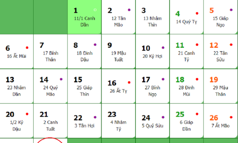 Lịch âm 28/2 - Xem âm lịch hôm nay 28/2 - Lịch vạn niên 28/2/2023