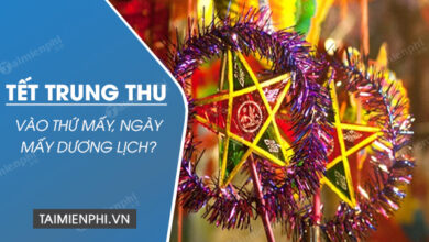 Tết trung thu 2022 vào thứ mấy, ngày nào theo dương lịch - Thủ thuật