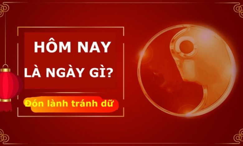 Hôm nay là ngày gì tốt hay xấu? Lịch âm hôm nay 2023 - Invert.vn