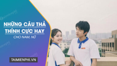 Những Câu Thả Thính đỉnh Cao