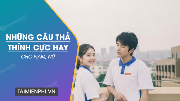 Những Câu Thả Thính đỉnh Cao