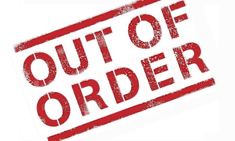 Out Of Order là gì và cấu trúc Out Of Order trong Tiếng Anh