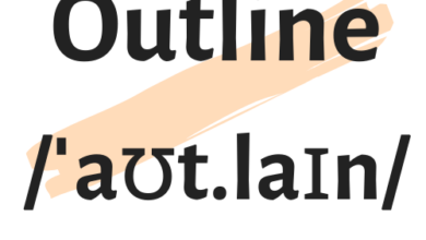Outline là khái niệm gì và cấu trúc của từ trong câu Tiếng Anh
