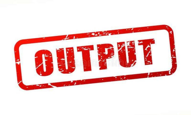 Output là gì? - Luật Hoàng Phi