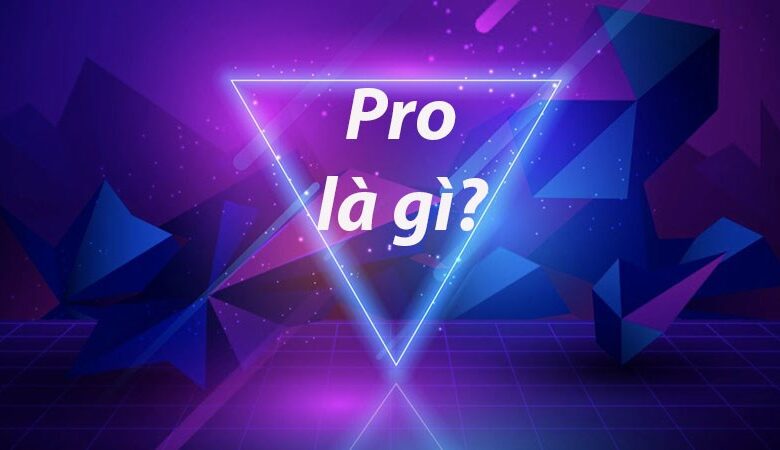 Pro - Từ gì mà giới trẻ ưa thích sử dụng?