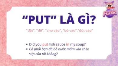 Put đi với giới từ gì? 20+ cụm động từ (phrasal verb) với "Put"