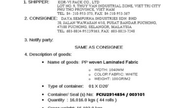 SI (Shipping Instruction) trong xuất nhập khẩu là gì?