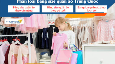 Size 80 cho bé bao nhiêu kg trên bảng size Trung Quốc
