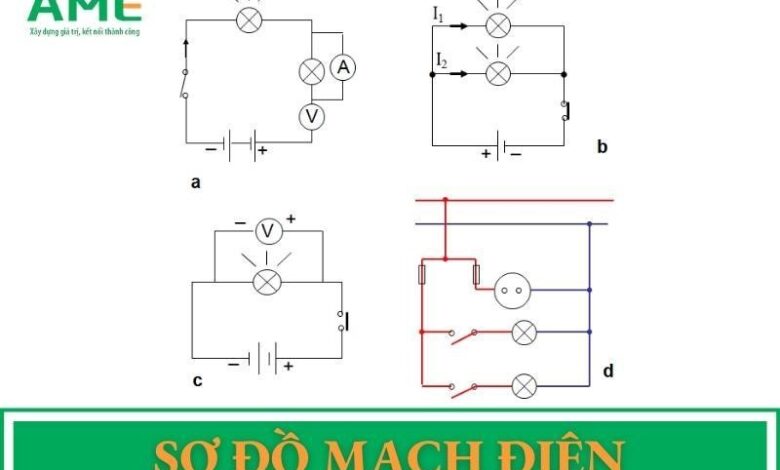 Sơ đồ mạch điện là gì? Cách đọc sơ đồ mạc điện cơ bản - AME Group
