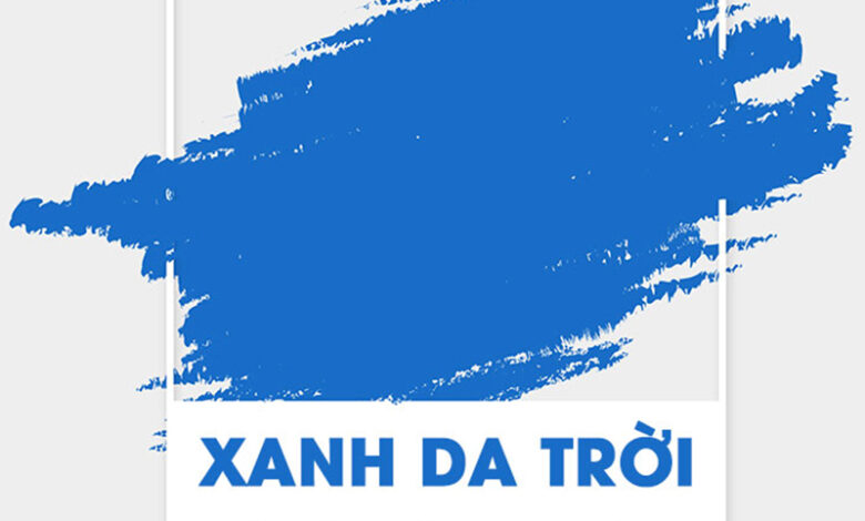 Sơn móng tay màu xanh da trời chưa bao giờ lỗi mode