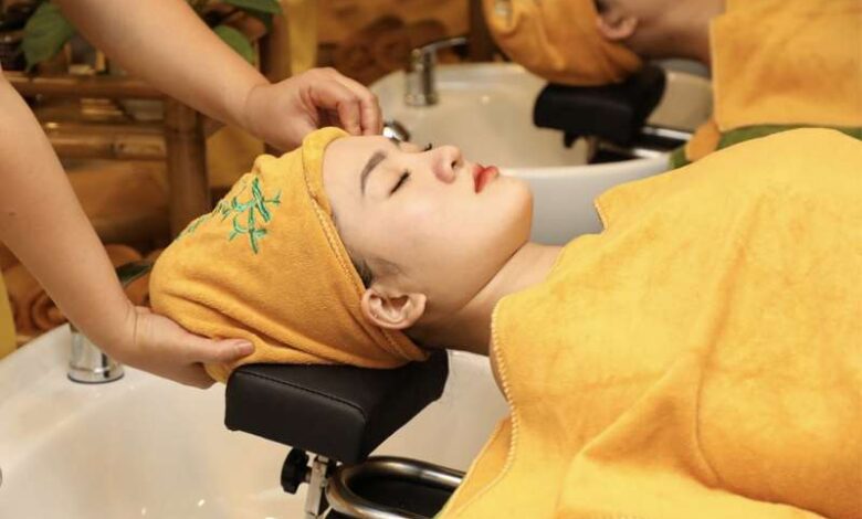 Thiết kế Spa gội đầu dưỡng sinh ấn tượng 2023 - Nội Thất Điểm Nhấn