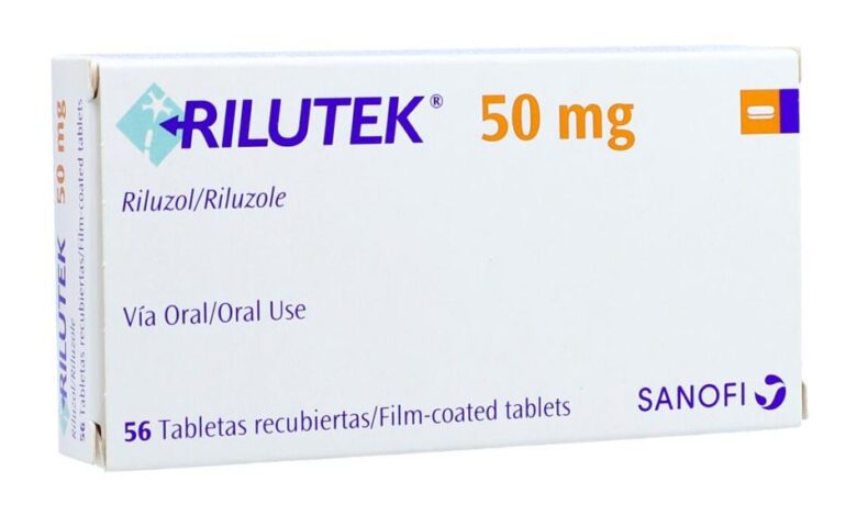 [CHÍNH HÃNG] Thuốc Rilutek 50mg - điều trị xơ cứng teo cơ một bên