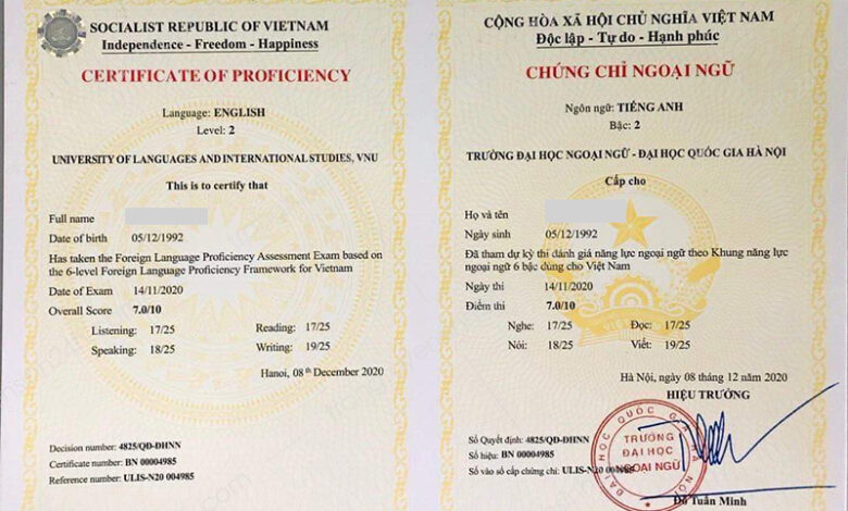 Bằng tiếng anh A2 là bậc mấy? Tương đương Toeic, Ielts bao nhiêu?