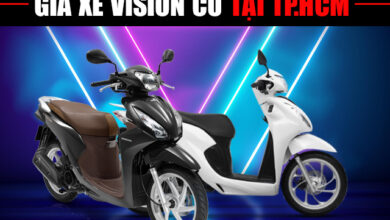 Giá bán xe Vision cũ TP.HCM cập nhật mới nhất tháng 4/2023