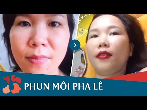 Phun môi Pha Lê là gì? Giá bao nhiêu? Bảng màu xăm môi đẹp nhất